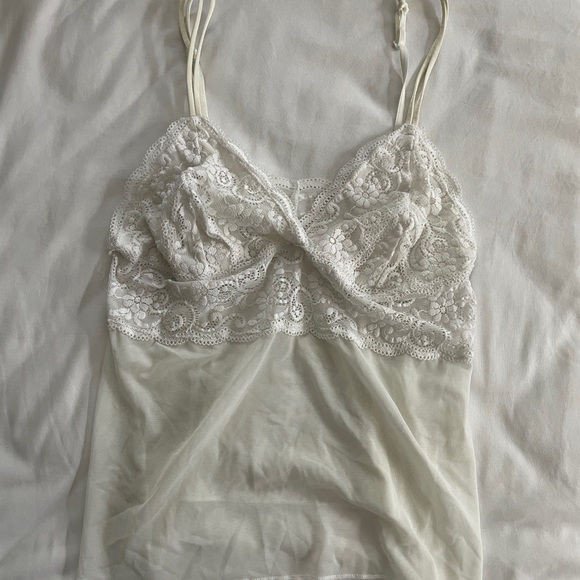 NSF Cream Lace Camisole - Picture 1 of 3